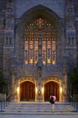 Beautiful Entrance to the Yale Library