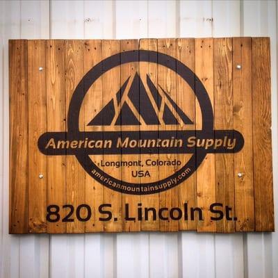 This is a custom sign Lazerdesigns did for my business! A special use of masking, tape, and laser cutting.