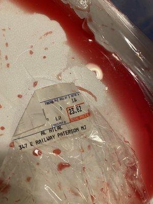 The price I paid for bloody meat