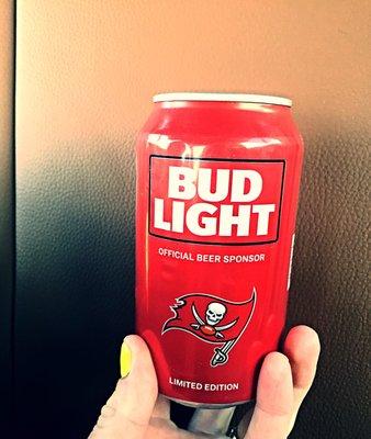 Tampa Bay Buccaneers Limited Edition Bud Light!