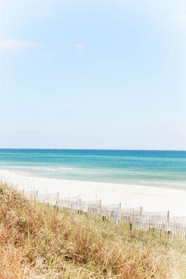 The Emerald Coast is named for the warm, green-ish waters of the Gulf Coast