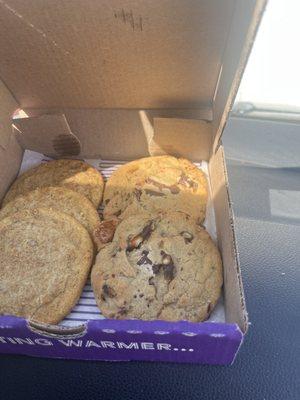 Caramel Pretzel cookie & Snickerdoodle