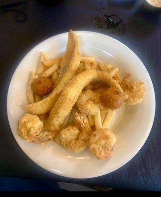 Fried Catfish & Shrimp Platter