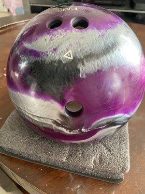 My bowing ball