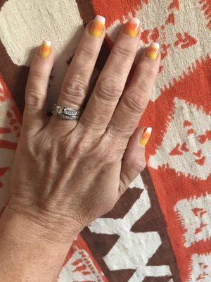 Candy corn Ombré by Martha