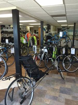 Great selection of bikes at varying prices.