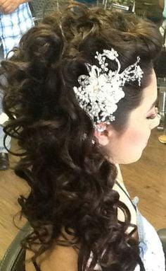 Bridal hairstyle. Peinado de Novia.