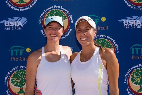 Kaitlyn Christian and Giuliana Olmos, 2017 CCPTO Doubles Champions.