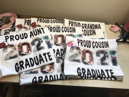 Custom graduation shirts