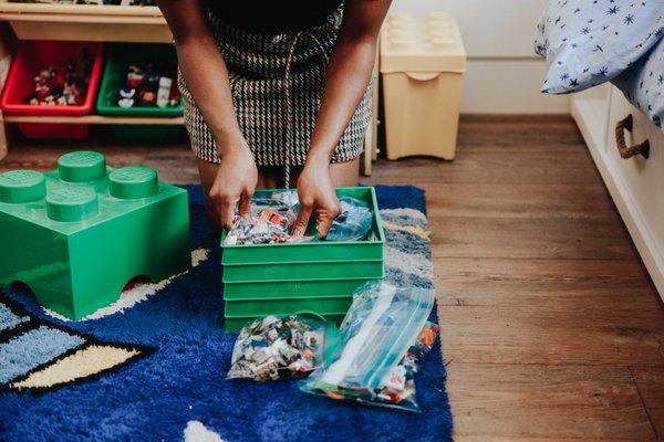 Organizing Legos!