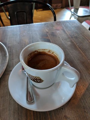 Espresso, not Americano...