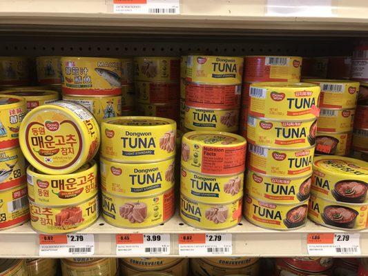 Canned Tuna Section