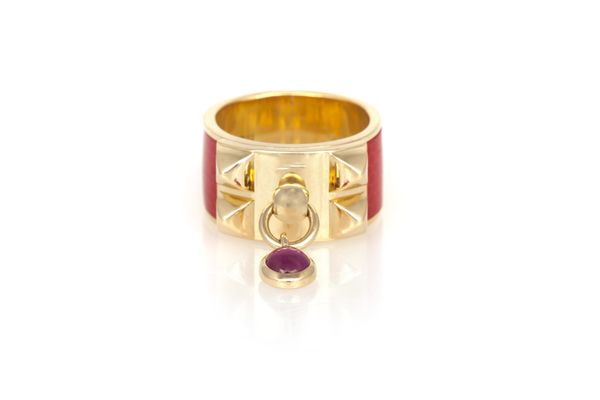 Hermès Collier De Chien Gold Ring