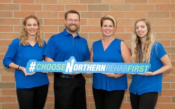 Our Genoa Team - Melissa W., Todd, Liza, and Lauren - are here to help you with all your physical therapy needs.