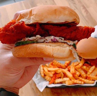 Nashville Hot Chicken Sandwich Combo