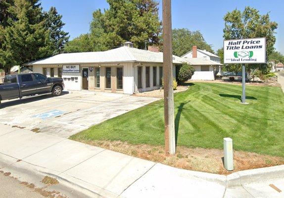 Street view of Half Price Title Loans Nampa