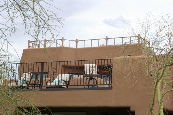 Custom staircase and railing