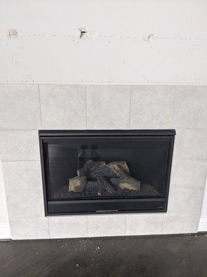 Before Photo of fireplace