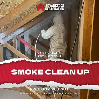 when it has been contaminated by smoke it is necessary to remove the insulation. When there is some type of fire, it is necessary to remove