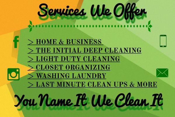 Some of the services we provide