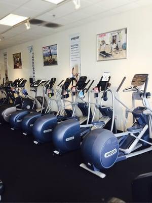 Precor EFX Ellipticals at Leisure Fitness