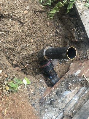 Main drain replacement