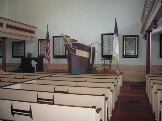 Sanctuary with ship pulpit