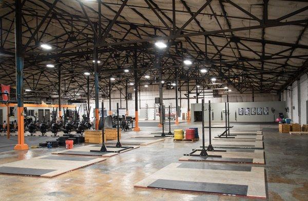 Our Olympic Weightlifting area