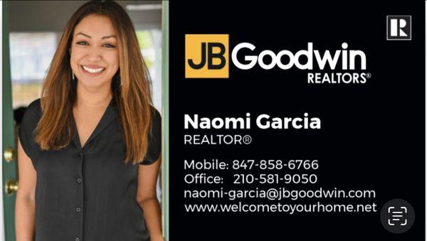 Naomi Garcia - JB Goodwin Realtors