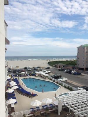 View of the beach from an eagle-eye.