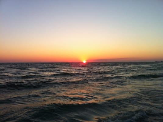 Sonnenuntergang am Strand