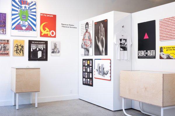 Civilization's not-for-profit graphic design gallery, Non-Breaking Space, during The Design of Dissent exhibition