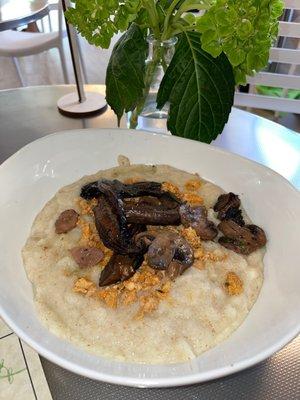 Savory chicken sausage & mushroom medley cream of wheat