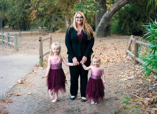 Attorney, Crista Hermance with her girls