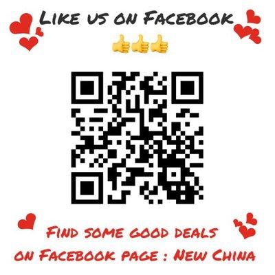 Find some good deals on Facebook page : New China