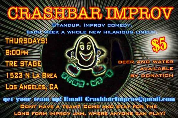 Crashbar Improv Flyer