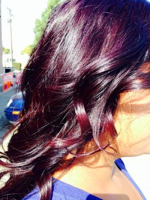 Beautiful hair color