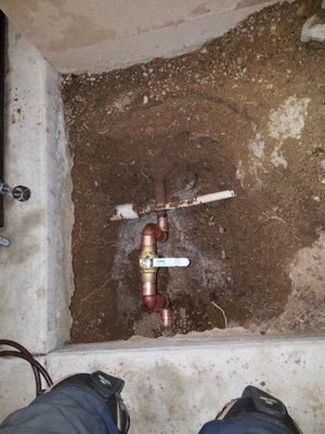 underground valve replacement