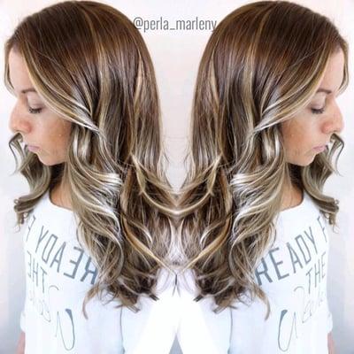 Balayage highlights