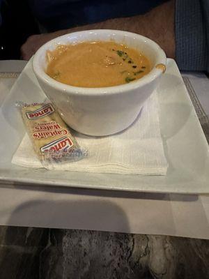 Shrimp bisque.. good would get again.