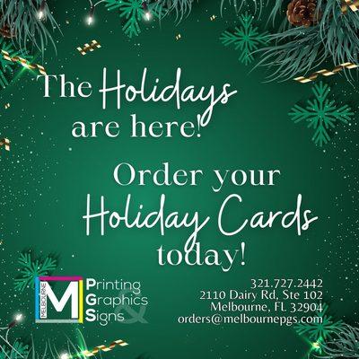 Still need to order your Christmas Cards? Contact us!