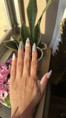 Medium chrome nails