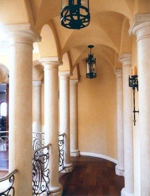 This Picture is Displaying Our Limestone Columns....