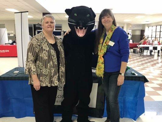 Jennifer & Kathleen at local health fair.