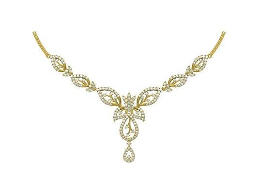 Gold Diamond Necklace