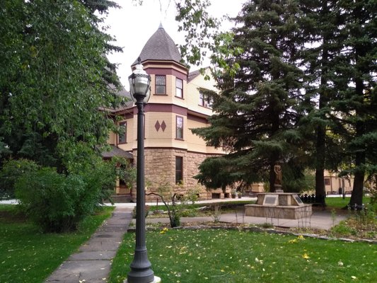 Exterior of the Ivinson Mansion.