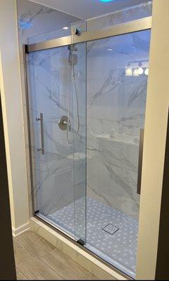 Master shower