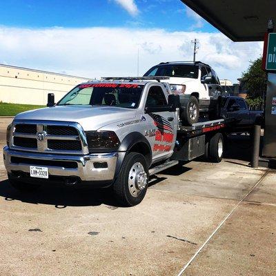 Towing a Jeep Cherokee from Galveston to San Antonio Texas