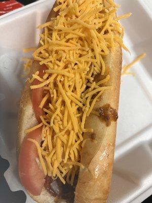 "That dog classic," no wasabi, added cheese. Delicious!