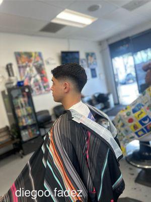 Low drop fade done by Diego